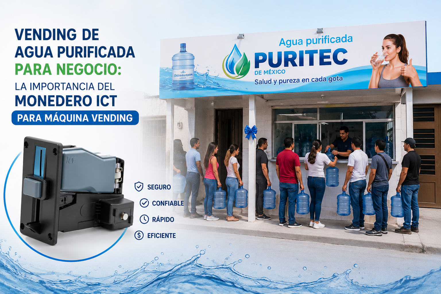 Poner una Purificadora de Agua Automática y la Importancia del Depósito para Sal Suavizador